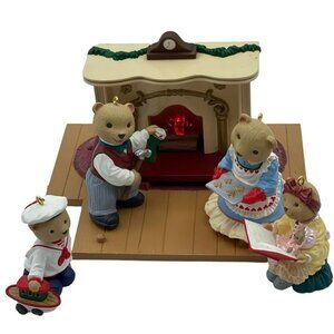 Hallmark Keepsake 1993 The Bearingers Series Set Of 5 Christmas Figures